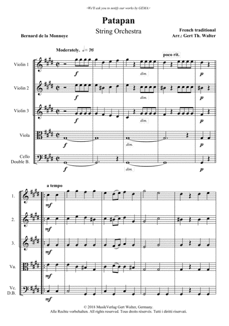 Patapan (arr. Gert Th. Walter)