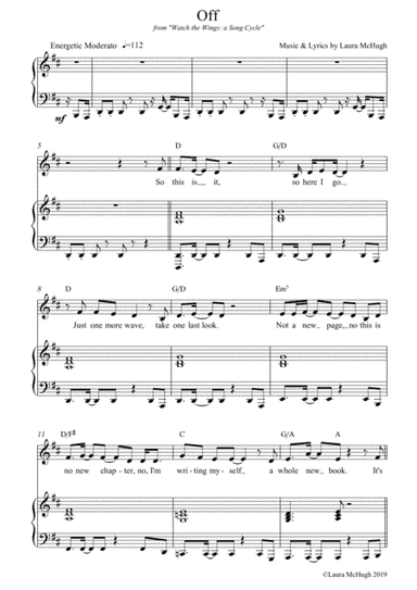 Off (from "Watch the Wings: a Song Cycle")