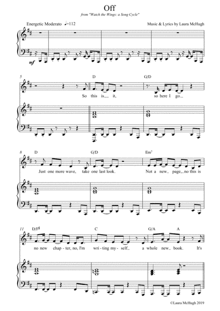 Off (from "Watch the Wings: a Song Cycle")