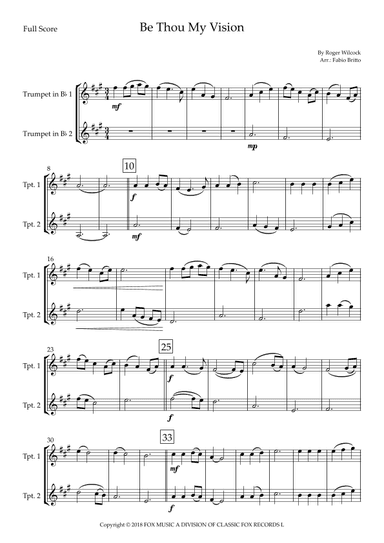 Be Thou My Vision (arr. Fabio Britto)