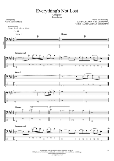 Everything's Not Lost (arr. Gavin Jackson Music)