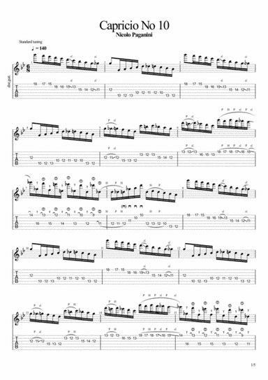 Capricio No 10 (arr. John Hurford)