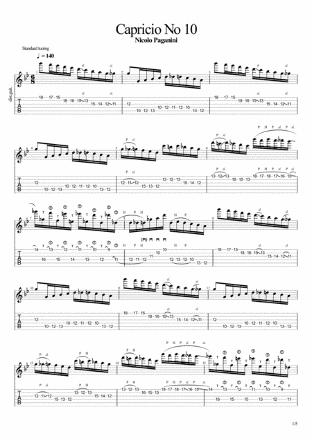 Capricio No 10 (arr. John Hurford)