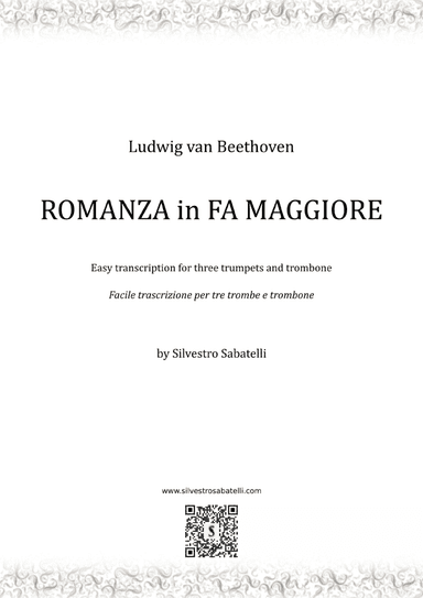 Romance in F major - Romanze in F-Dur (arr. Silvestro Sabatelli)