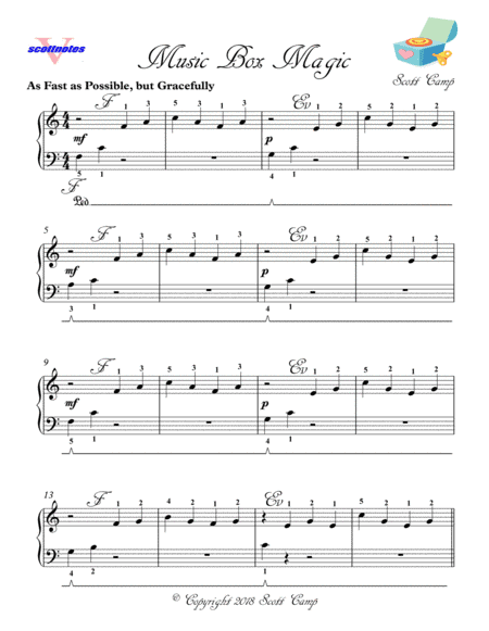 Music Box Magic (First Year Piano Solo)