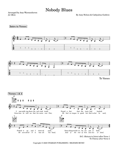 Nobody Blues (arr. Amy Warmenhoven)