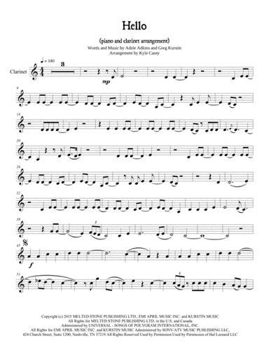 Hello (arr. Kyle Casey)