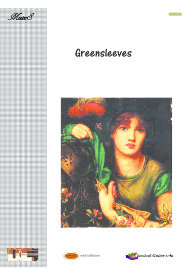 Greensleeves Guitar solo (arr. PianoSheetNow)