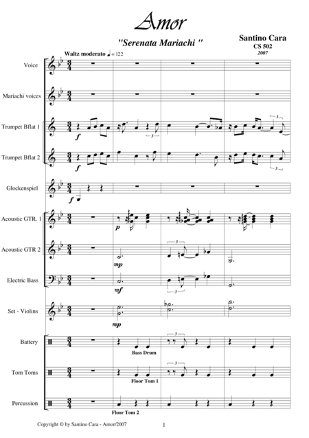 Amor - Serenata Mariachi - Vals