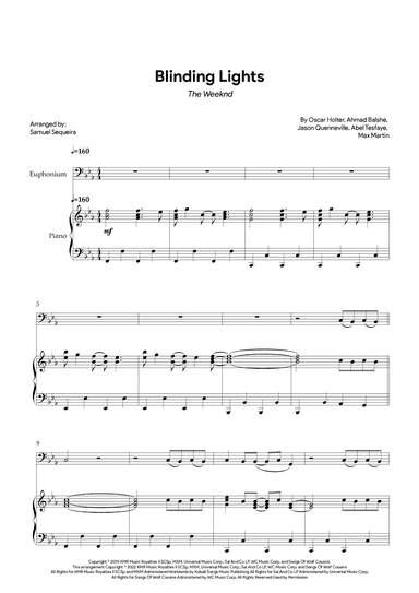 Blinding Lights (arr. Samuel Sequeira)