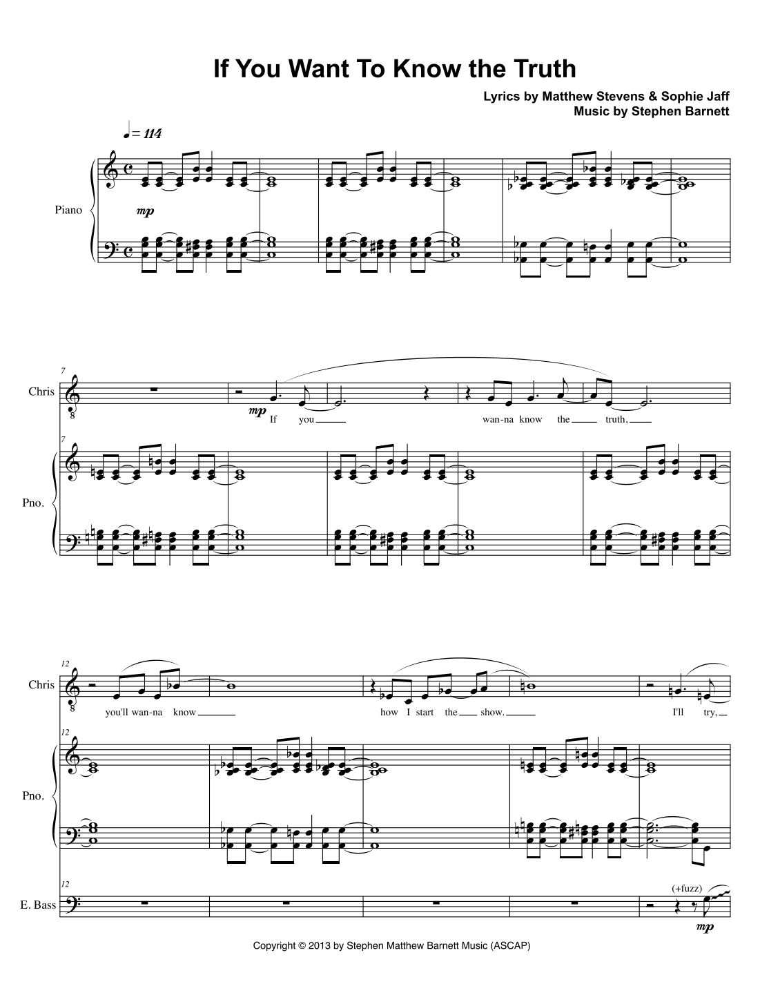 If You Want To Know the Truth