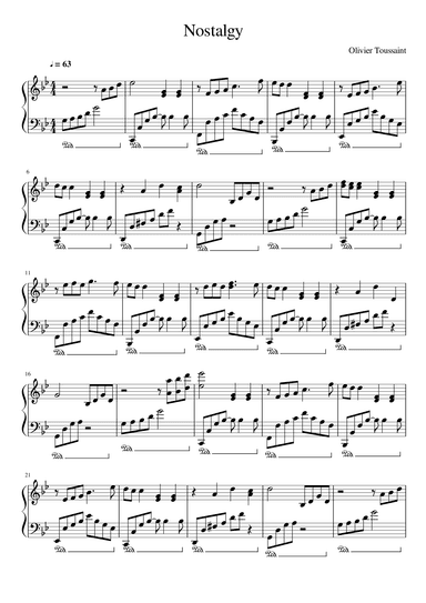 Nostalgy (arr. Gianluca Giovannetti)