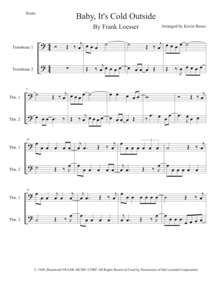 Baby, It's Cold Outside (arr. Kevin Busse)
