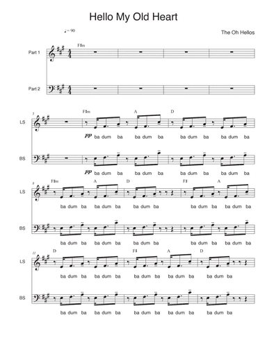 Hello My Old Heart (arr. Benjamin Houghton)