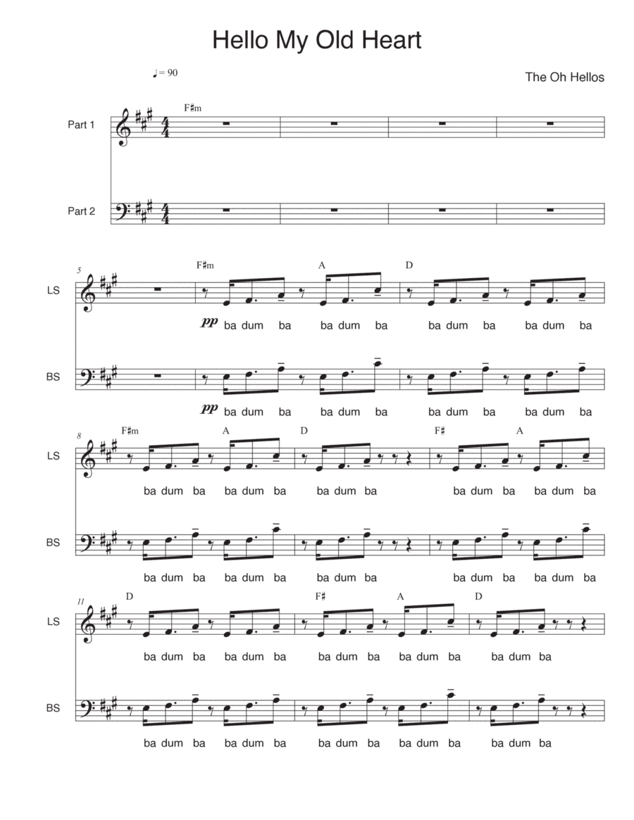 Hello My Old Heart (arr. Benjamin Houghton)