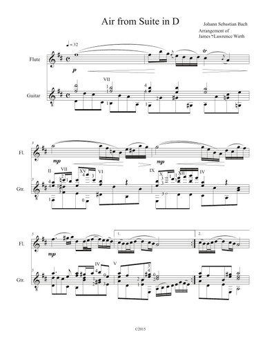 Air in D (arr. James Lawrence Wirth)