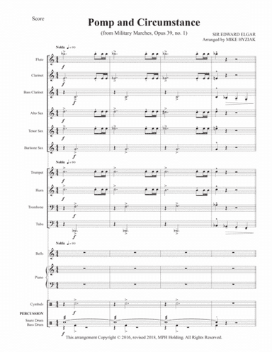 Pomp And Circumstance No. 1 (arr. Mike Hyziak)
