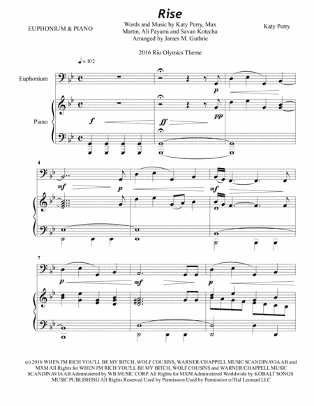 Rise (arr. James M. Guthrie, ASCAP)