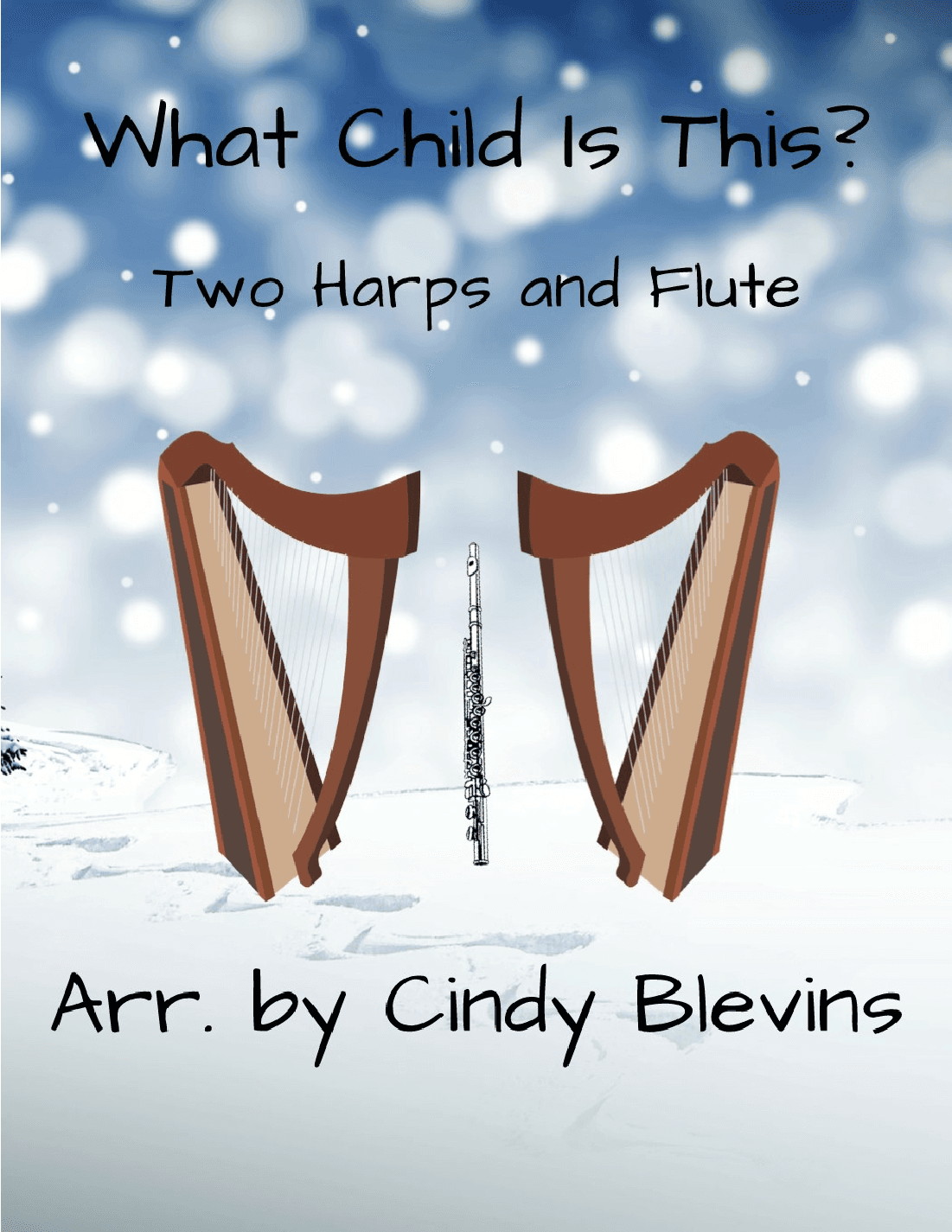 What Child Is This? for Two Harps and Flute (arr. Cindy Blevins)