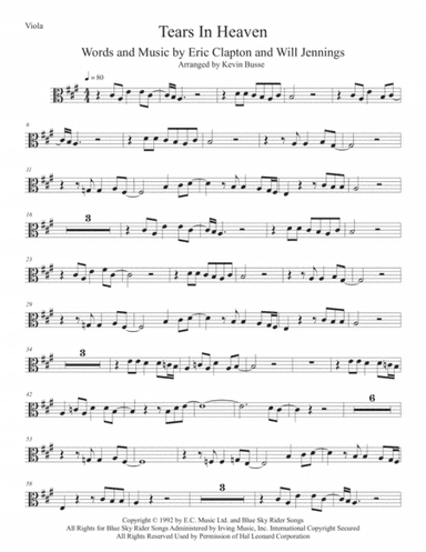 Tears In Heaven (arr. Kevin Busse)