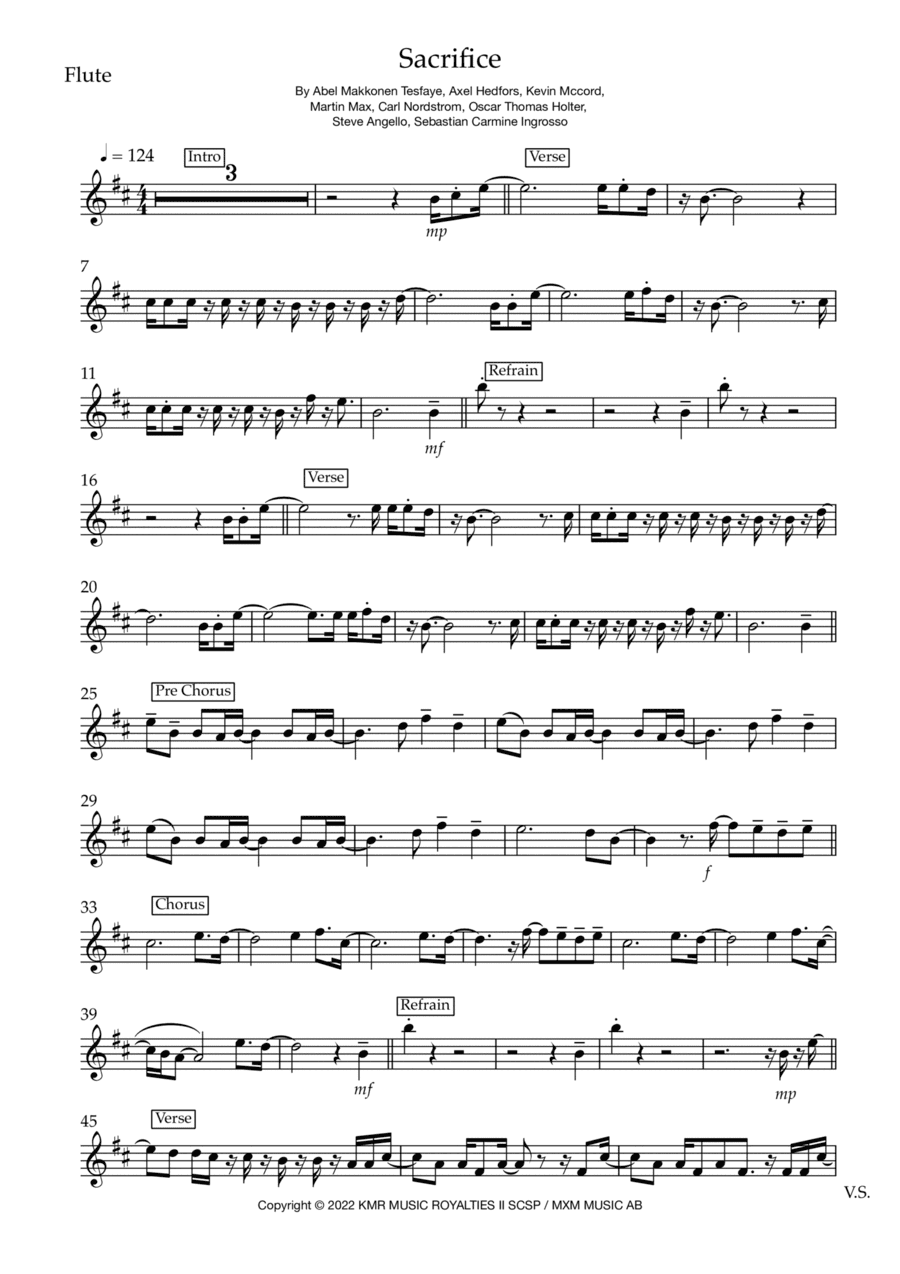 Sacrifice (arr. Matt Luff)