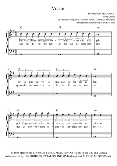Volare (arr. Carlotta Arizza)