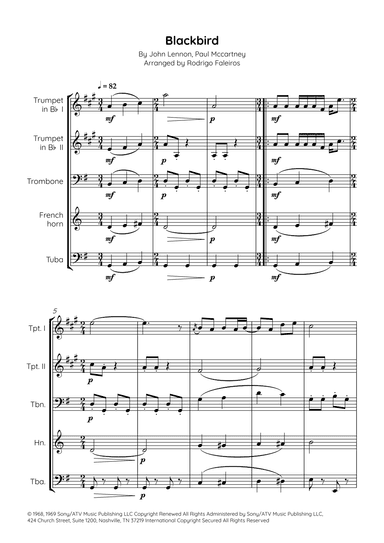 Blackbird (arr. Rodrigo Faleiros)