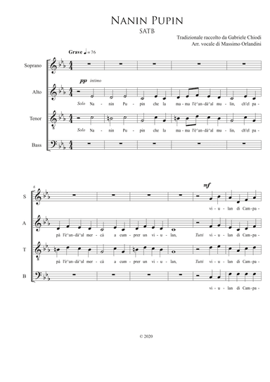 Nanin Pupin (arr. Massimo Orlandini)