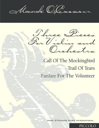 Three Pieces For Violin and Orchestra "Violin Concerto No. 2" (wind parts – violin and symphony or