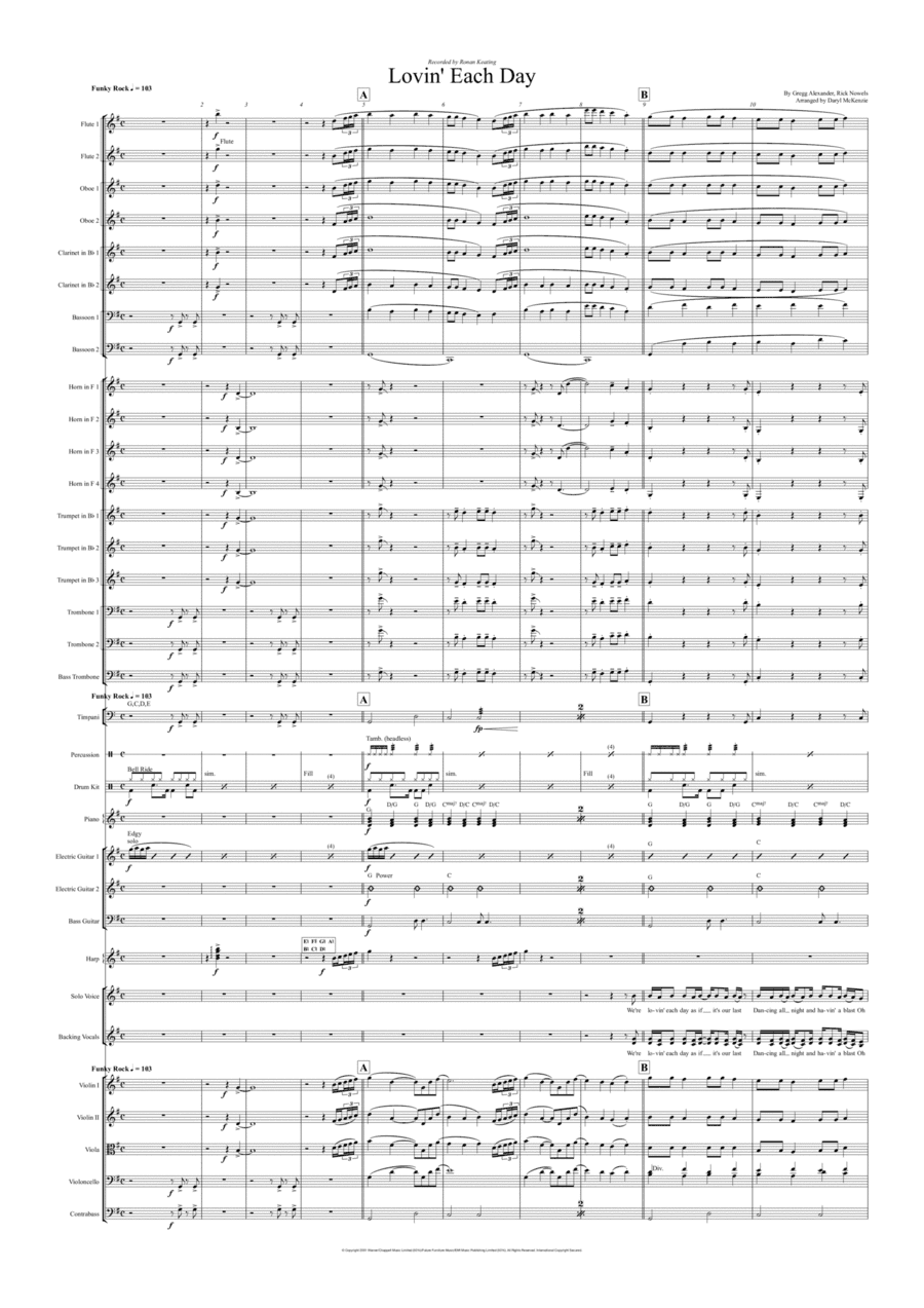 Lovin' Each Day (arr. Daryl McKenzie)