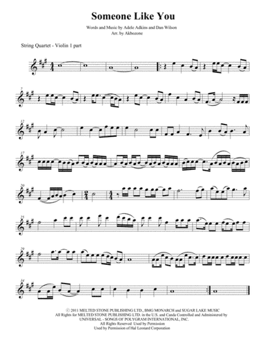 Someone Like You (arr. John Kim)