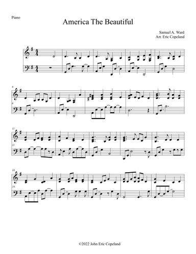 America the Beautiful (arr. John Eric Copeland)