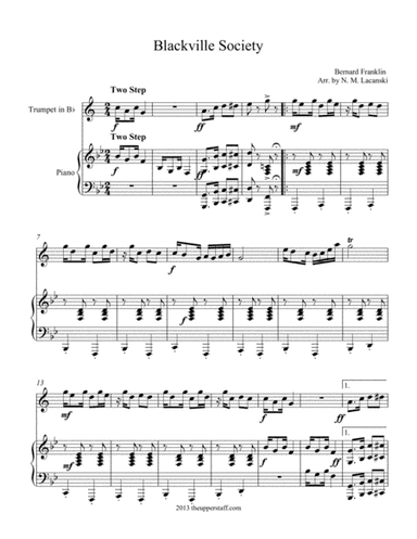 Blackville Society (arr. Nick Lacanski)