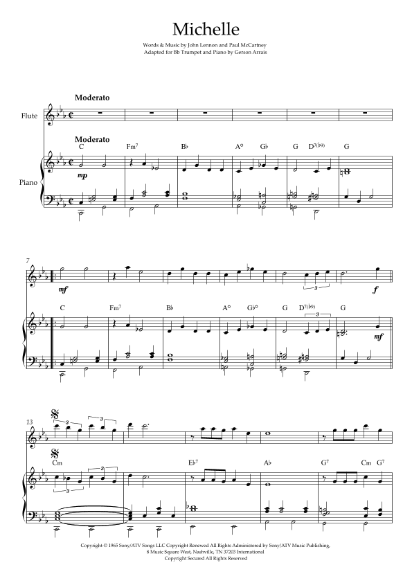 Michelle (arr. Gerson Arrais)