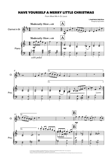 Have Yourself A Merry Little Christmas (arr. Tiago Cordeiro)