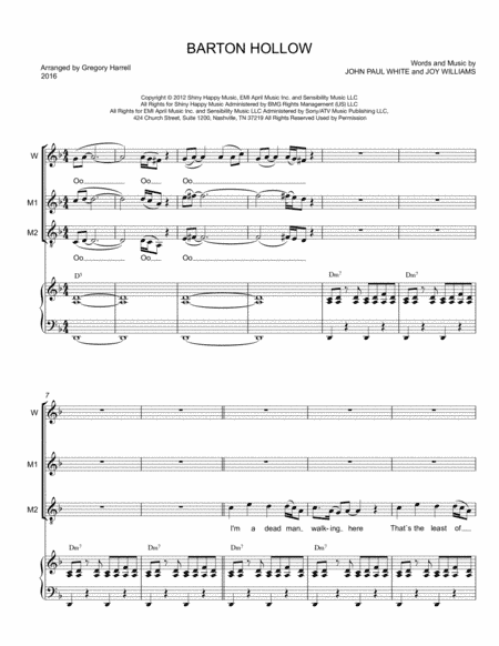 Barton Hollow (arr. Gregory Lee Harrell)