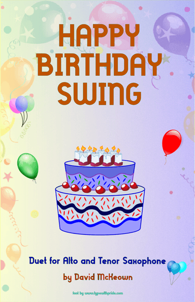 Happy Birthday Swing, for Alto and Tenor Saxophone Duet (arr. David McKeown)