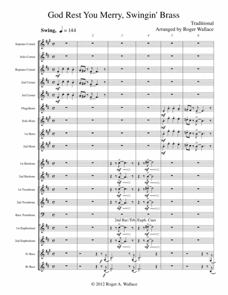 God Rest You Merry, Gentlemen (arr. Roger Wallace)