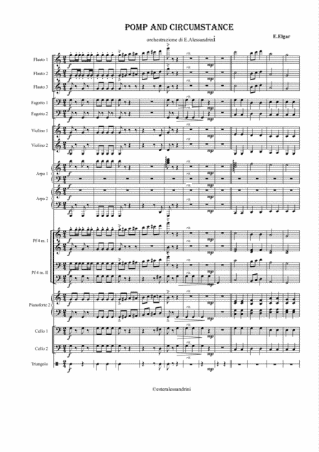 Pomp and Circumstance (arr. Ester Alessandrini)