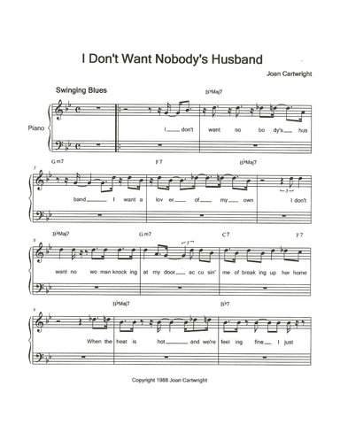 I Don't Want Nobody's Husband