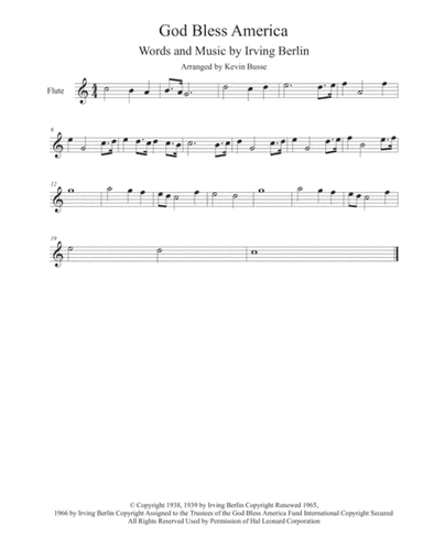 God Bless America (arr. Kevin Busse)
