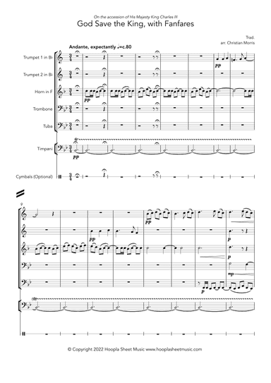 God Save the King, with Fanfares (arr. Christian Morris)