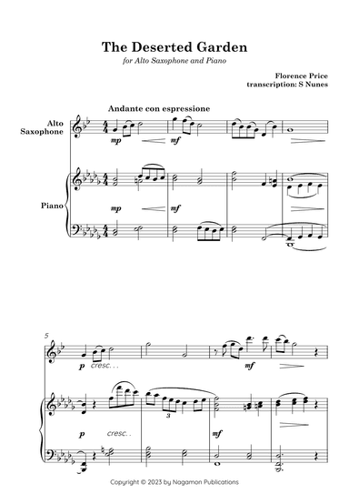The Deserted Garden (arr. Steven Nunes)
