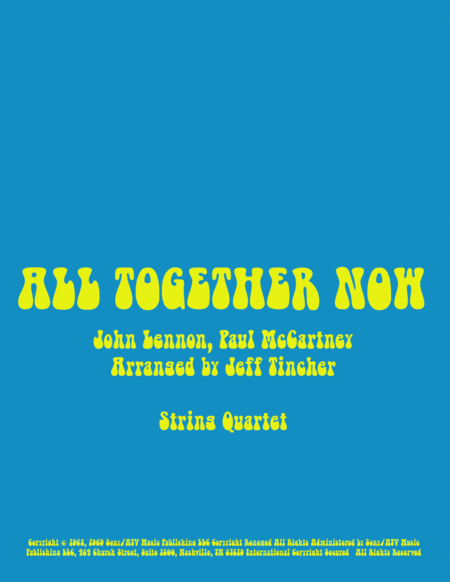 All Together Now (arr. Jeff Tincher)