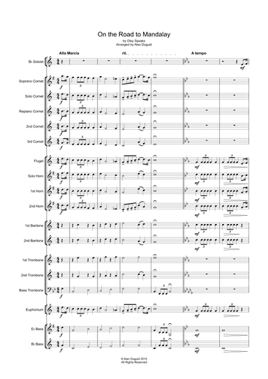 On The Road to Mandalay (arr. Alan Duguid)