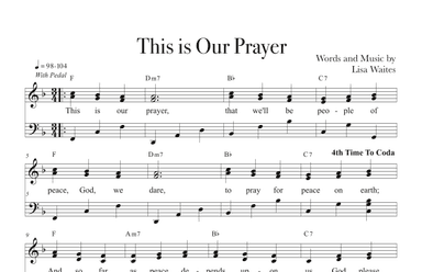 This is Our Prayer