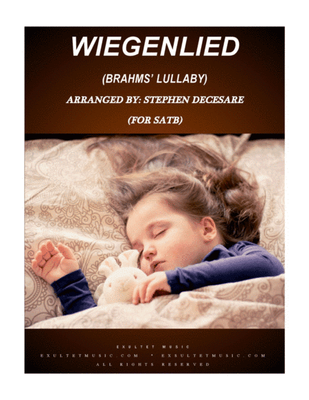Wiegenlied (Brahms' Lullaby) (for SATB) (arr. Stephen DeCesare)