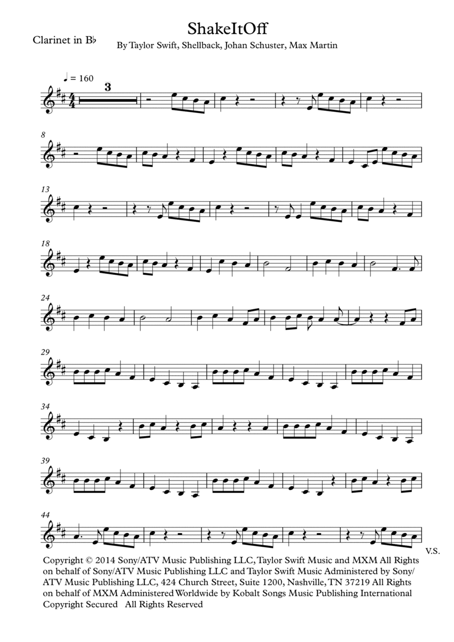 Shake It Off (arr. Robert Moody)