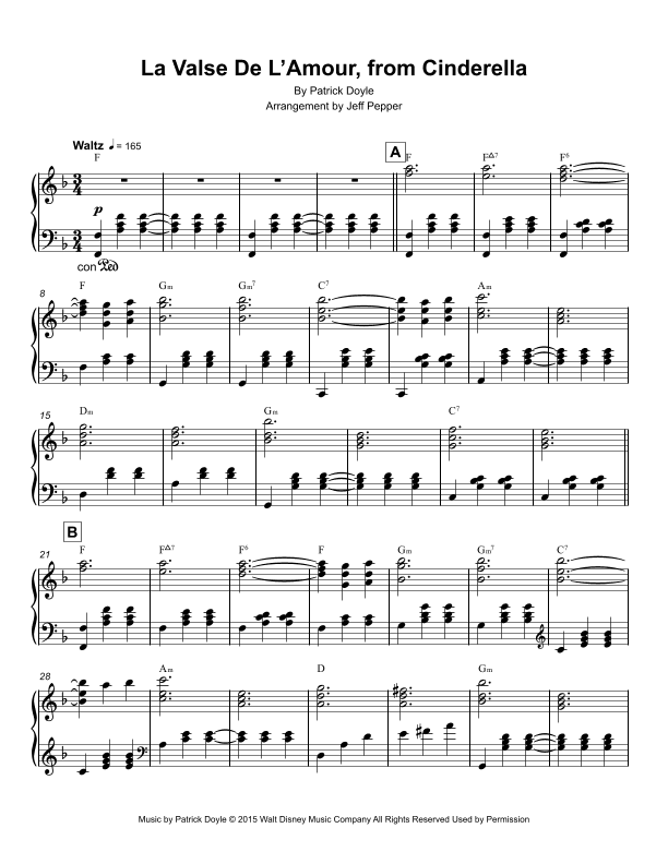 La Valse De L'amour (arr. Jeff Pepper)