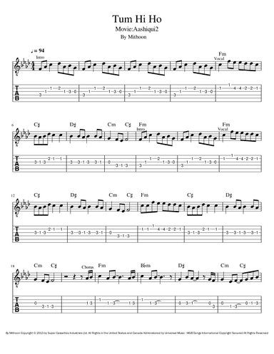 Tum Hi Ho (arr. Girish Kataria)